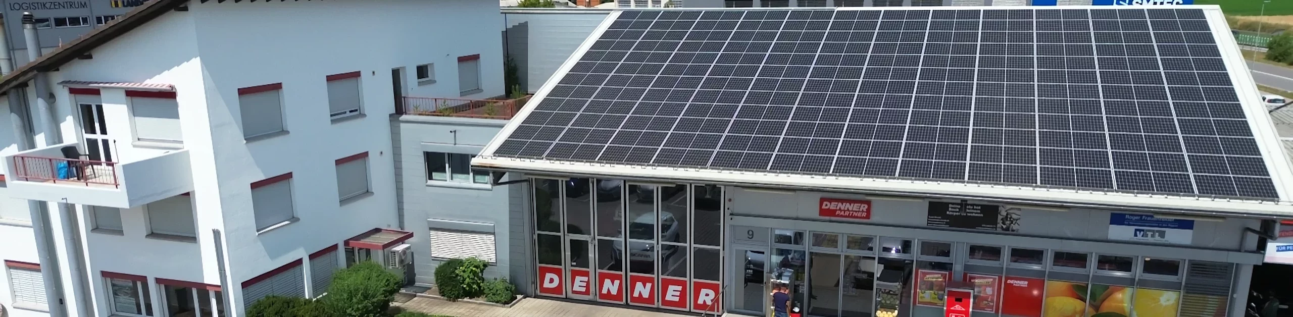 Solarpark - Unser Solarstrom auf den Dächern der Gewerbeliegenschaft 9