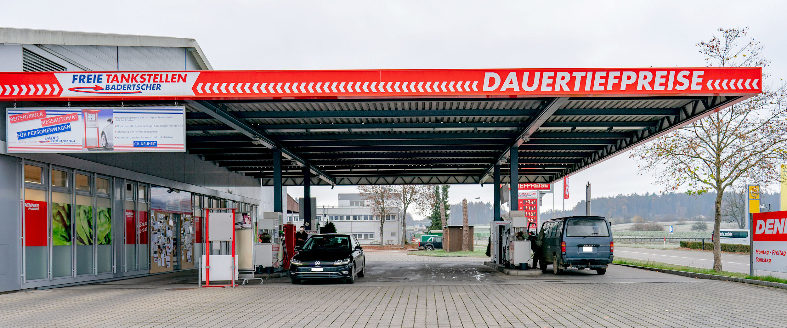 Freie Tankstellen in Kleinandelfingen und Trüllikon